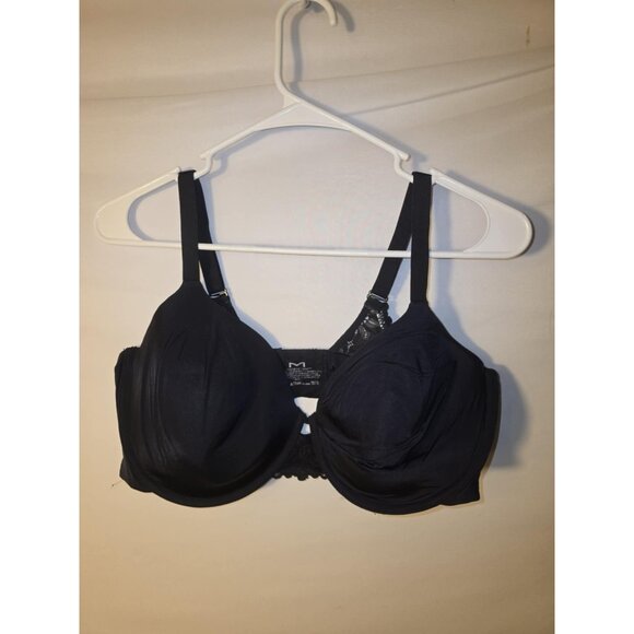 Maidenform Black Lace Undrwire Bra Womens SIze 40D Push Up Basic - Picture 1 of 1